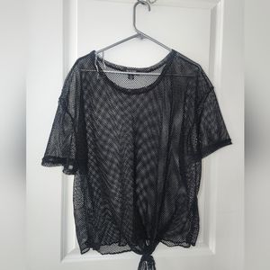 Ladies mesh swimsuit cover up